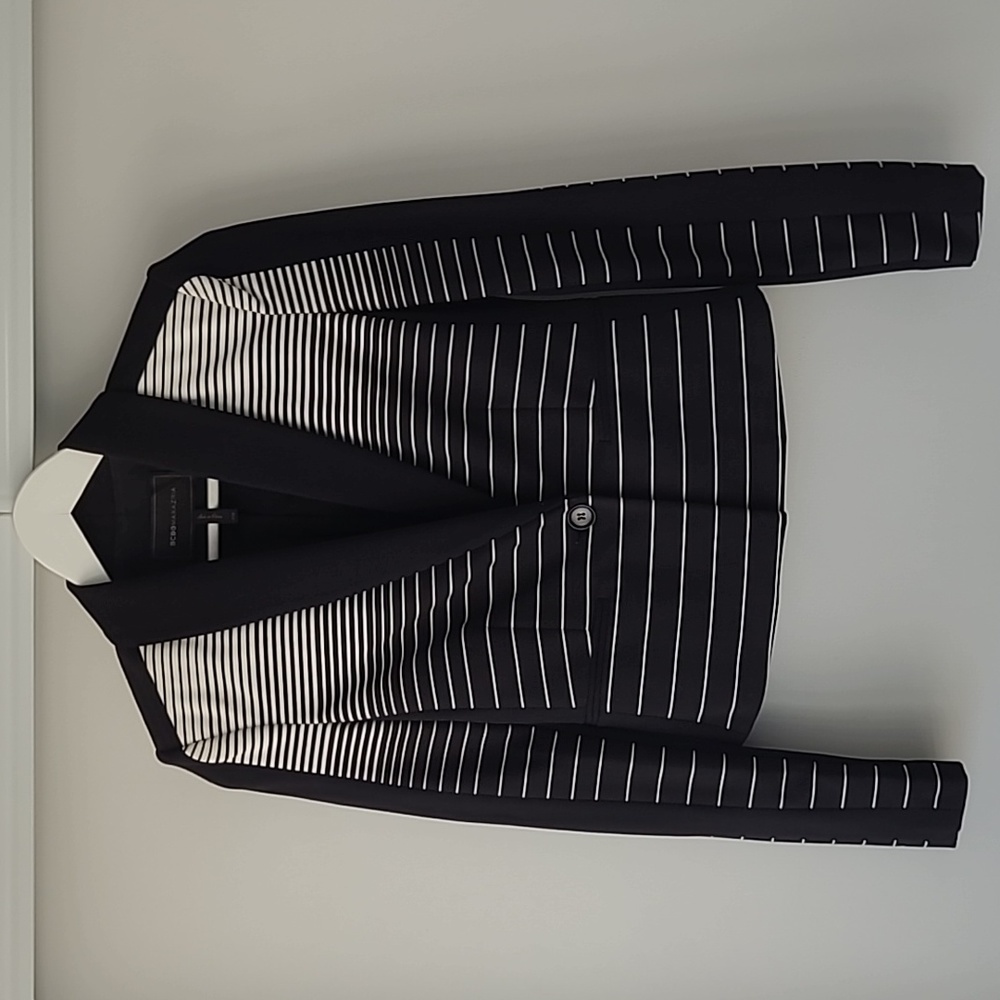 BCBG Striped Blazer